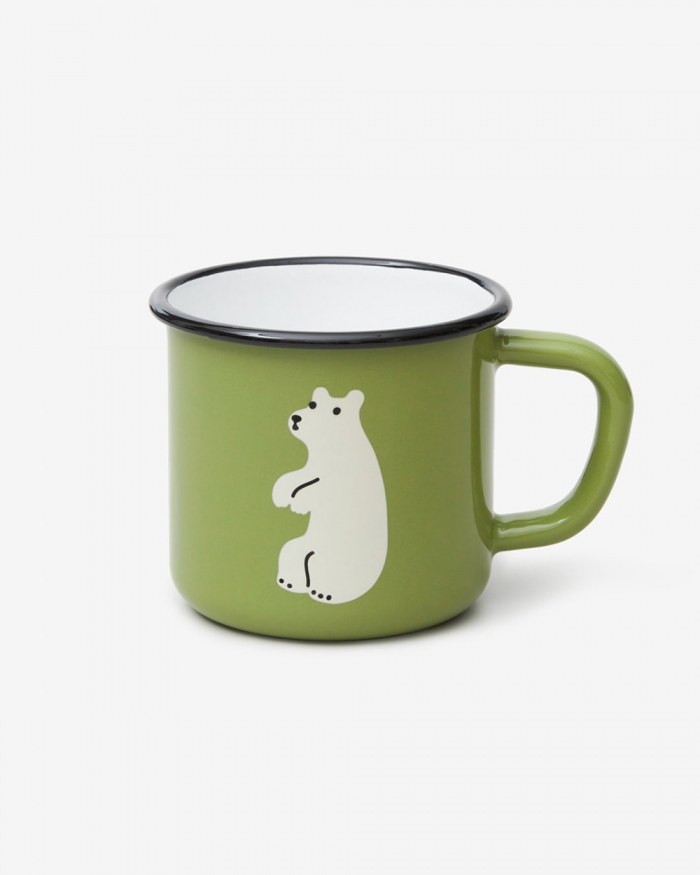 HUGGY BEAR OLIVE MUG CUP