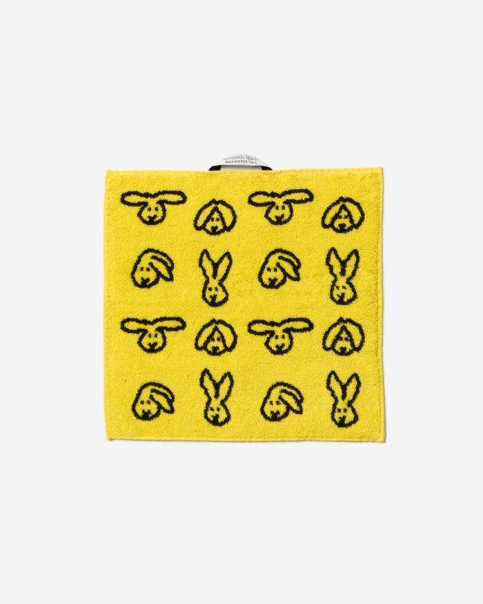 BUNNY BUNNY HAND TOWEL - YELLOW