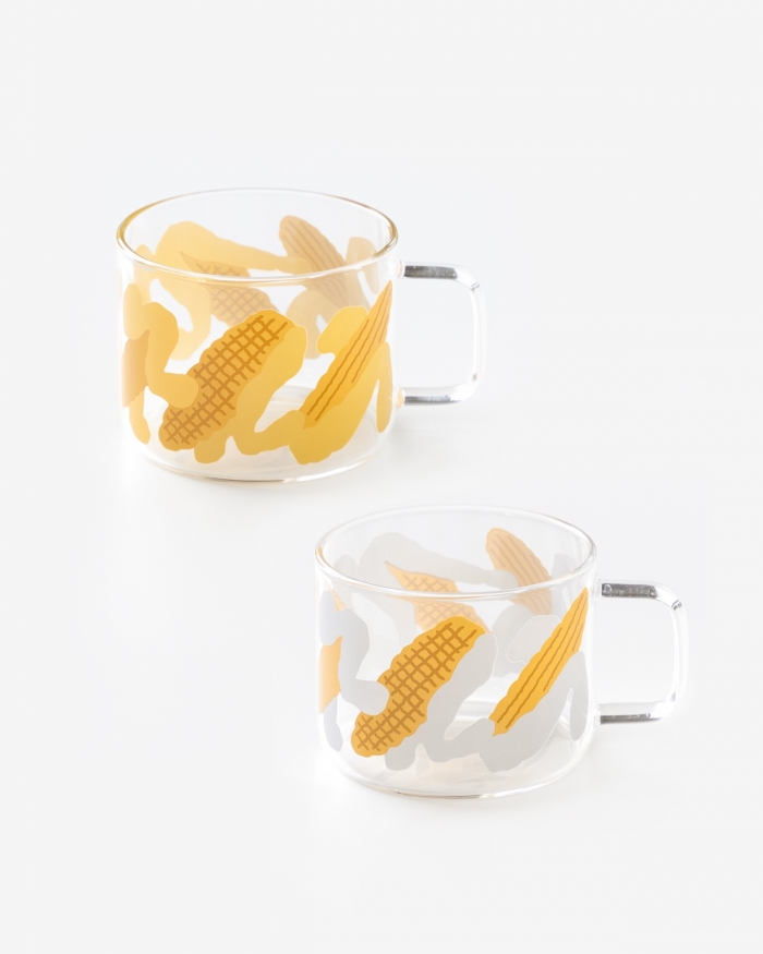 CORN FIELD GLASS MUG - 2 colors