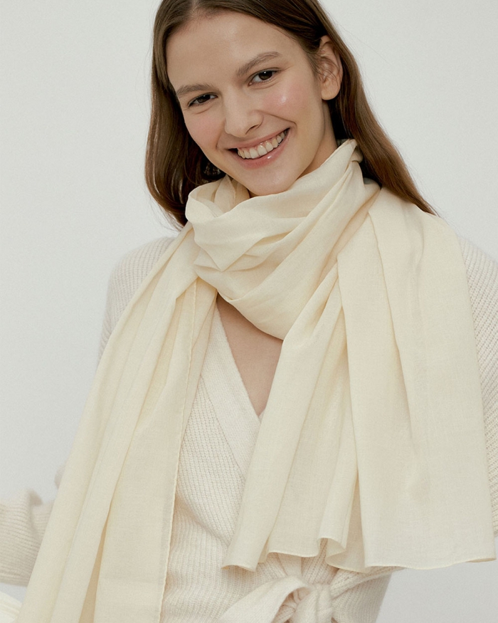 adela cotton scarf (4colors)