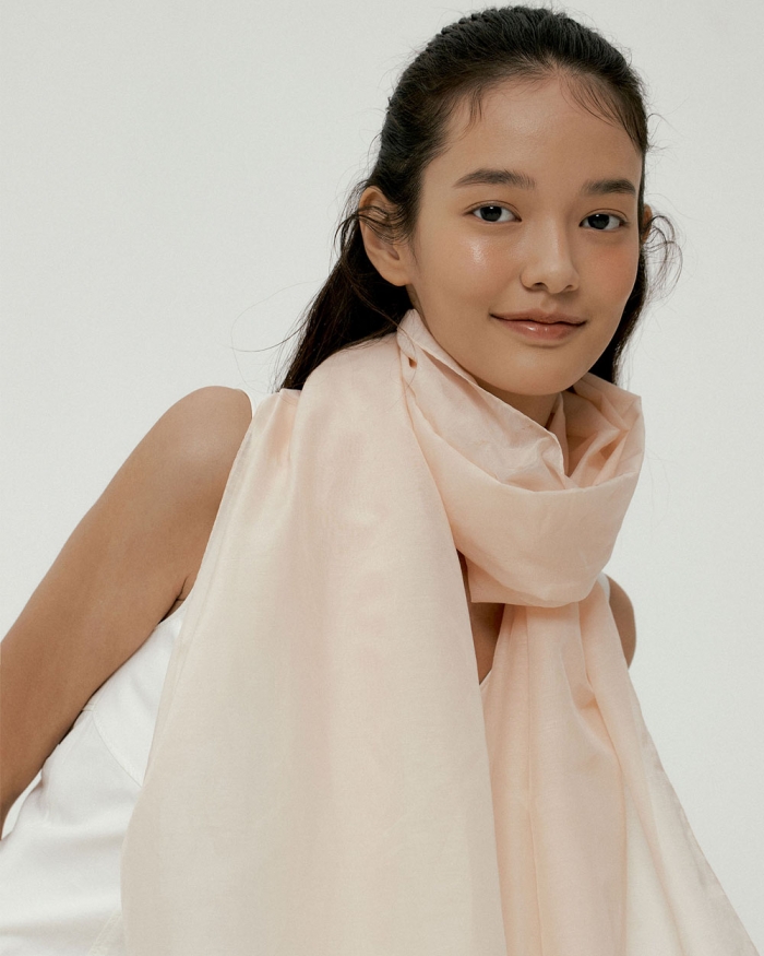 lacie silk scarf - pink