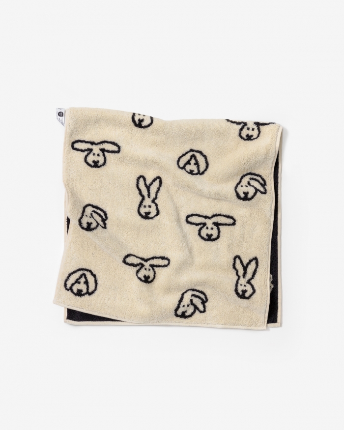 BUNNY BUNNY FACE TOWEL - CREAM