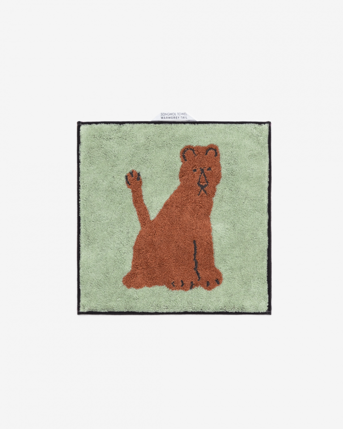 LIONESS HAND TOWEL - MINT