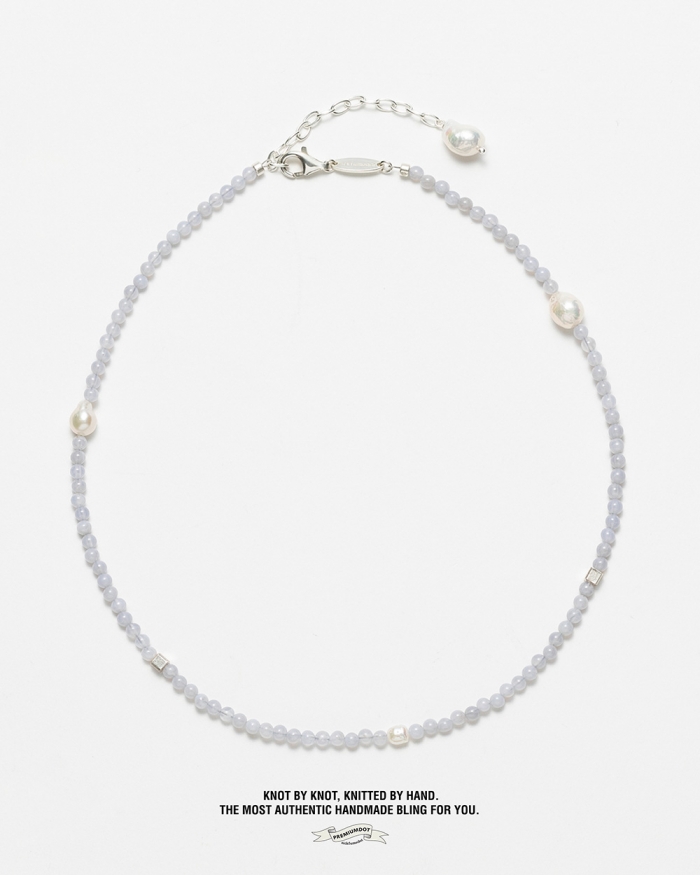 Lacey Necklace - Blue Lace