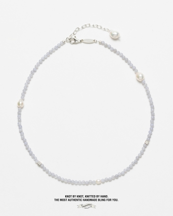 Lacey Necklace - Blue Lace