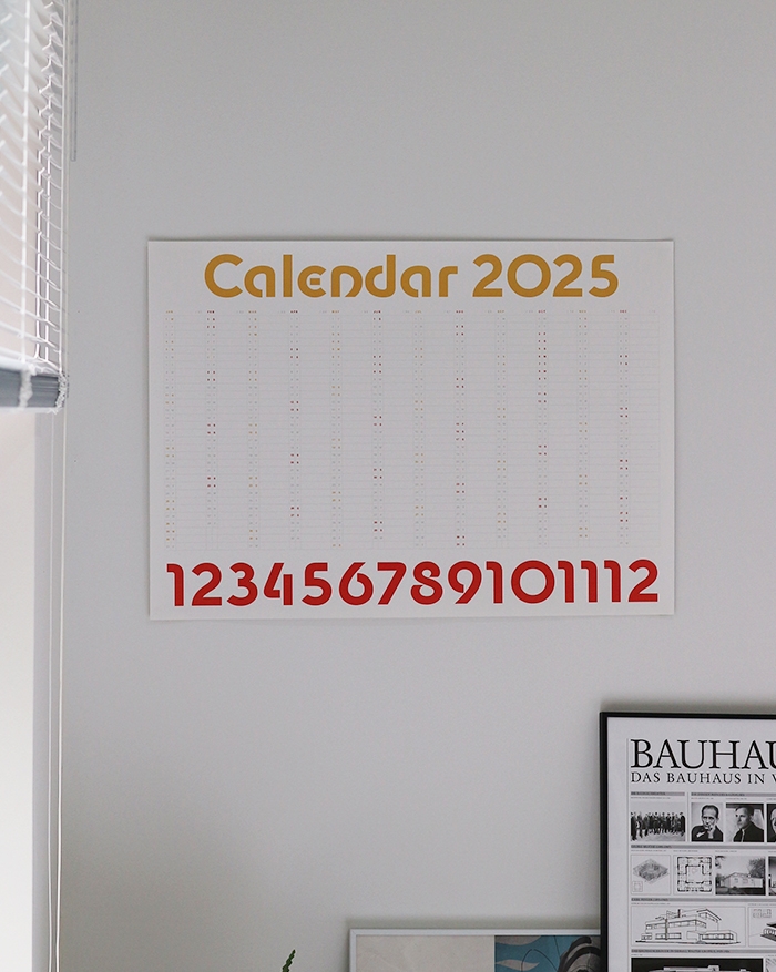 2025 Poster Calendar (2025년 포스터 달력)