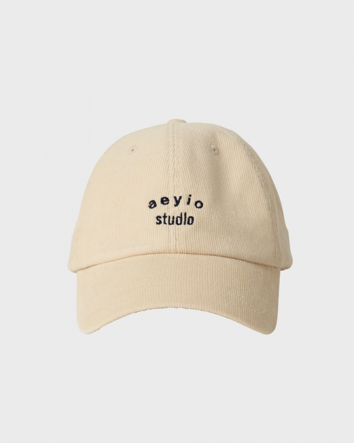 로고 코듀로이 볼캡 (3 colors)