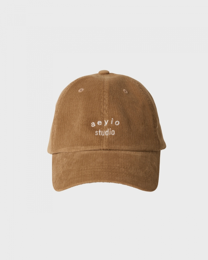 로고 코듀로이 볼캡 (3 colors)