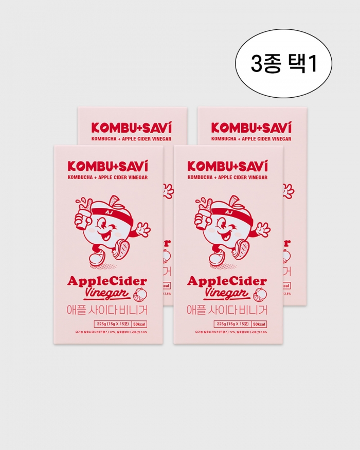 애플 사이다 비니거 4박스 (3종 택1)