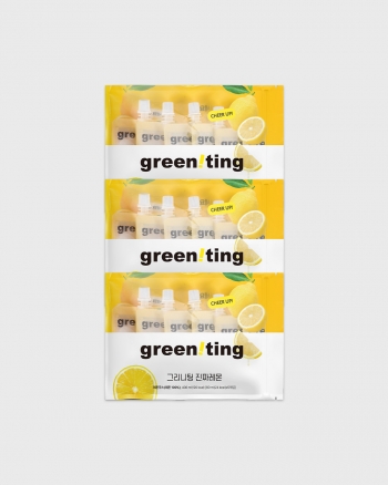 [3세트] 그리니팅 유기농 100% 비가열 진짜레몬 (80ml x 15팩)