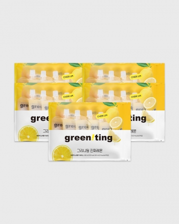 [5세트] 그리니팅 유기농 100% 비가열 진짜레몬 (80ml x 25팩)