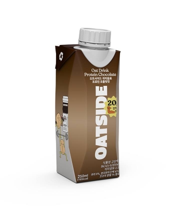 [오트사이드] 귀리음료 프로틴 초콜릿 음료 250ml x 12개