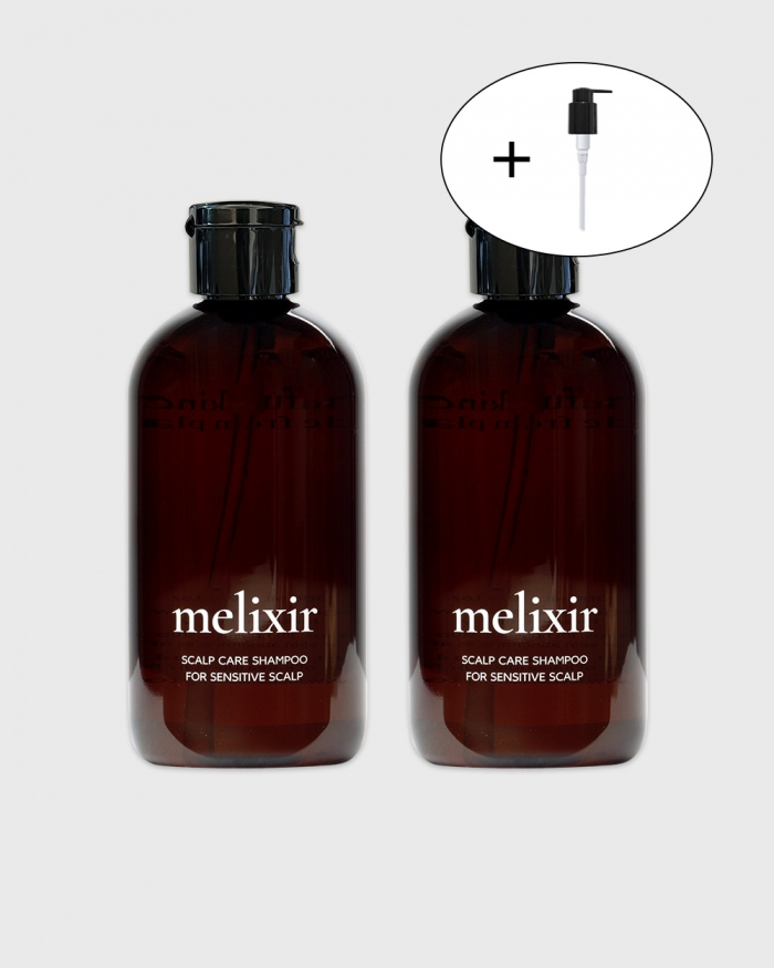 비건 두피 케어 샴푸 듀오 (300ml x 2) + [증정] 전용 펌프