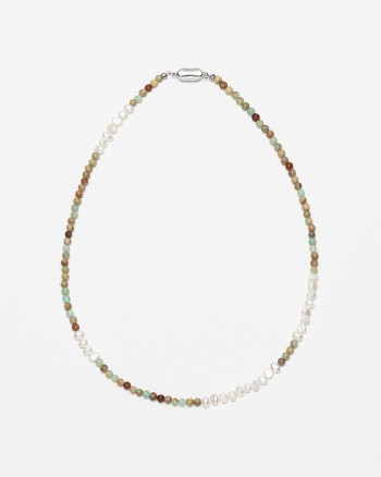 Roast Pearl Bean Necklace