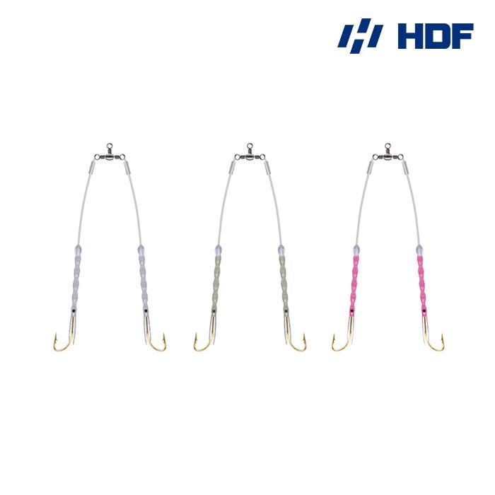 해동 HA-1995 멀티 웜 튜브 쌍바늘 갈치 채비