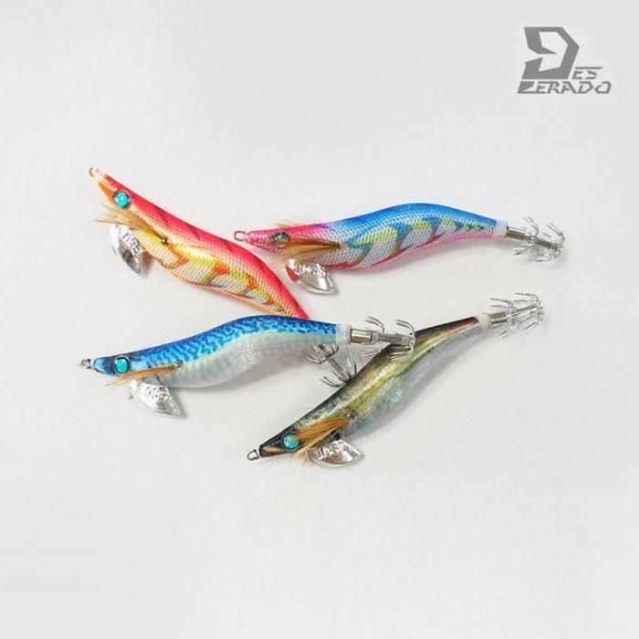 데스페라도 에기스타 슈퍼쉘로우 3.0호 3.5호 무늬오징어 캐스팅 에기