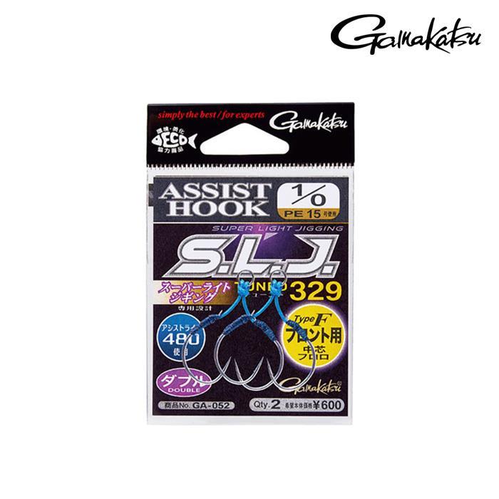 가마가츠 GA-052 어시스트훅 SLJ 튠드 329 더블훅 타입 F