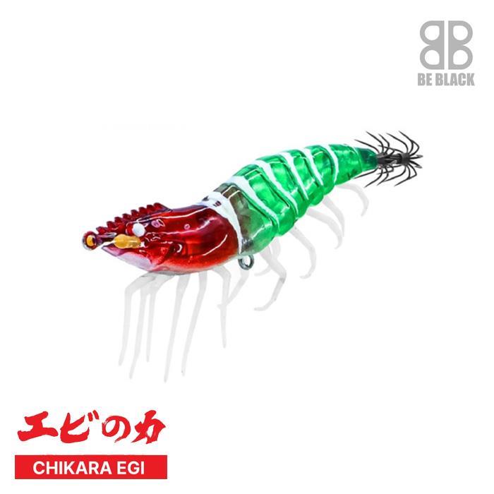 비블랙 치카라 에기 UV 야광 리얼새우 쉬림프