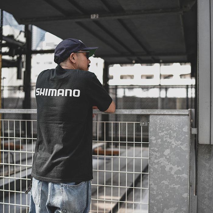 [한정판] 시마노 빅 로고 코튼 반팔 티셔츠 (25)