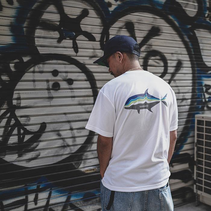 [한정판] 시마노 트리컬러 피쉬 드라이 반팔 티셔츠 (25)