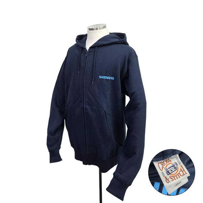 [한정판] 시마노 오리지널 집업 후디 (크로스 & 스티치)