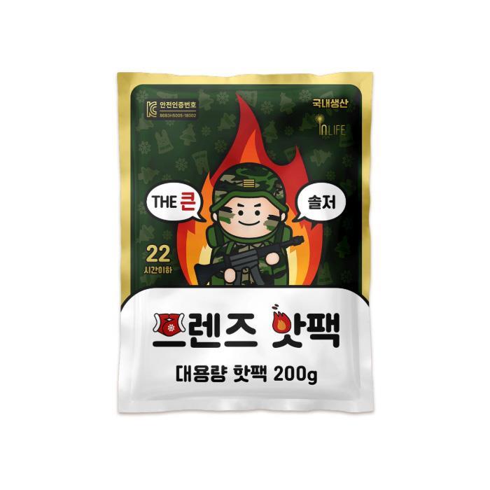 인라이프 더 큰 솔저 프렌즈 핫팩 200g