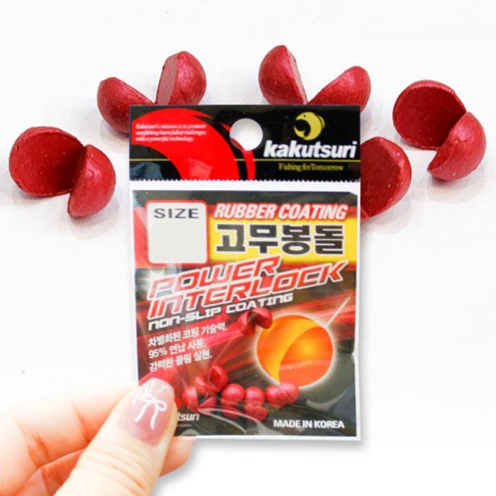 카쿠쯔리 논슬립 연납 고무봉돌 레드