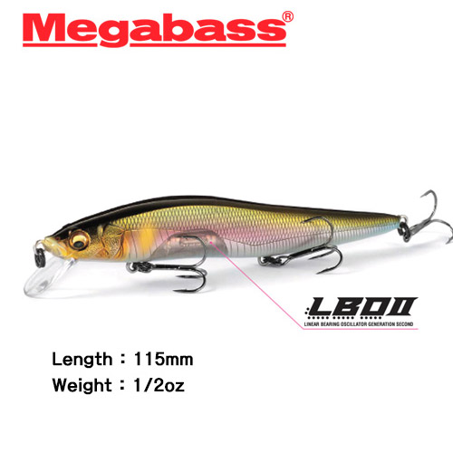 메가배스 비전 원텐 LBO 플로팅 미노우 저크베이트