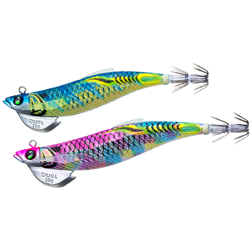 듀엘 이지큐 핀플러스 TR 래틀 3.0호 3.5호 무늬오징어 팁런 에기