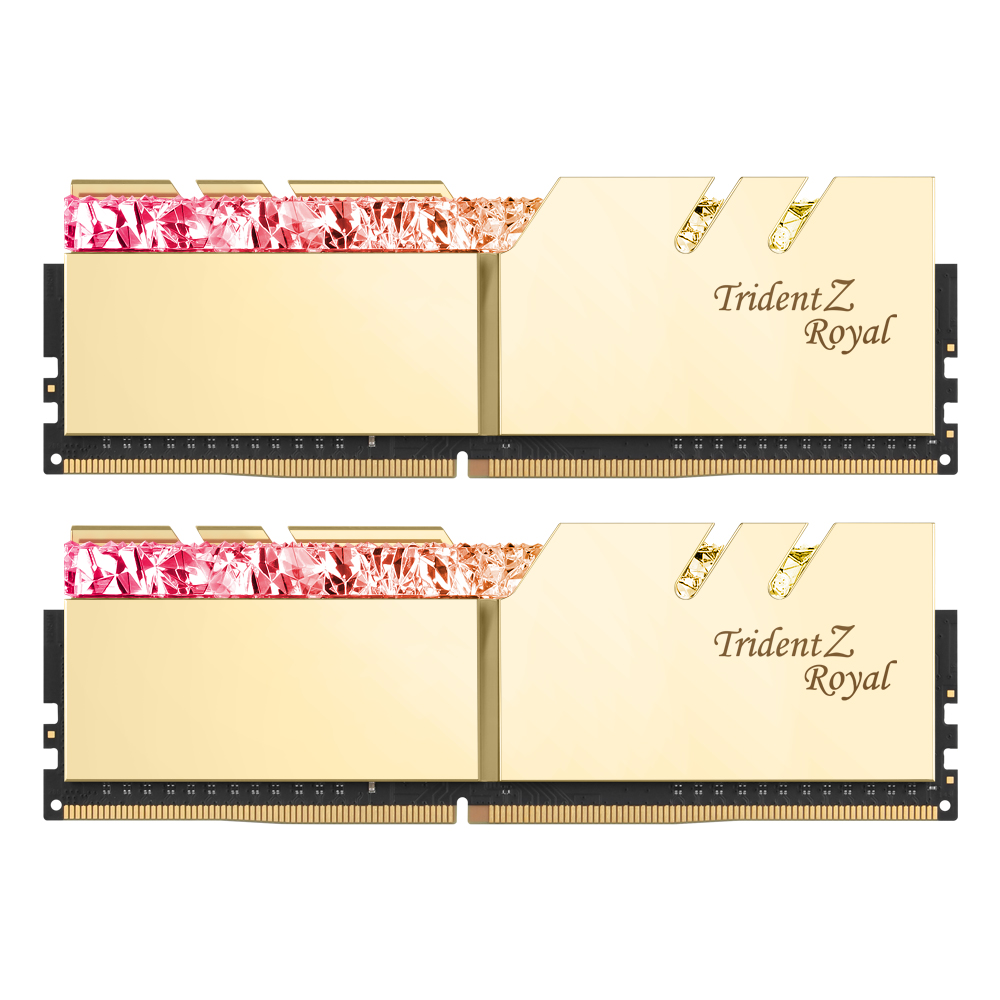 G.SKILL DDR4-3600 CL18 TRIDENT Z ROYAL 골드 패키지 (64GB(32Gx2))