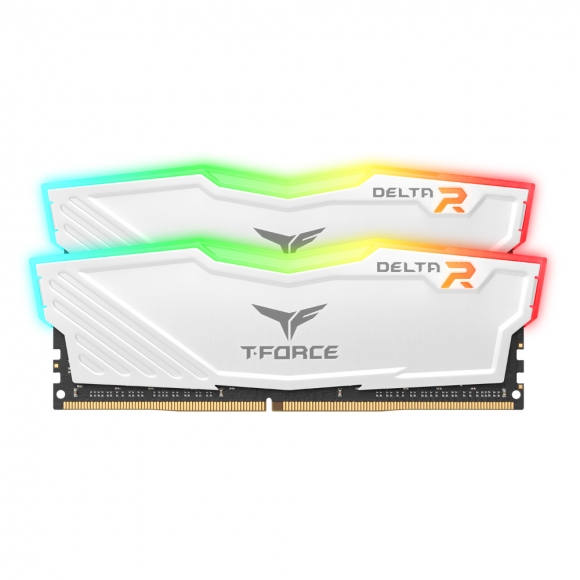 TEAMGROUP T-Force DDR4-3600 CL18 Delta RGB 화이트 패키지 16GB(8Gx2)