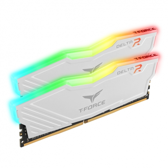 TEAMGROUP T-Force DDR4-3600 CL18 Delta RGB 화이트 패키지 16GB(8Gx2)