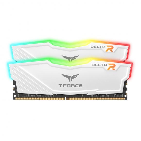 TEAMGROUP T-Force DDR4-3200 CL16 Delta RGB 화이트 패키지 16GB(8Gx2)