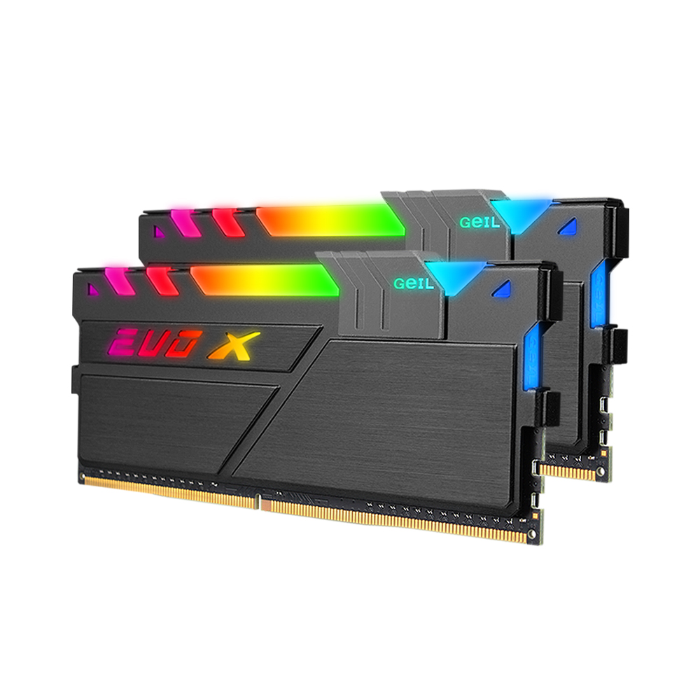 GeIL DDR4-3600 CL18 EVO X II AMD Gray RGB 패키지 (16GB(8Gx2))