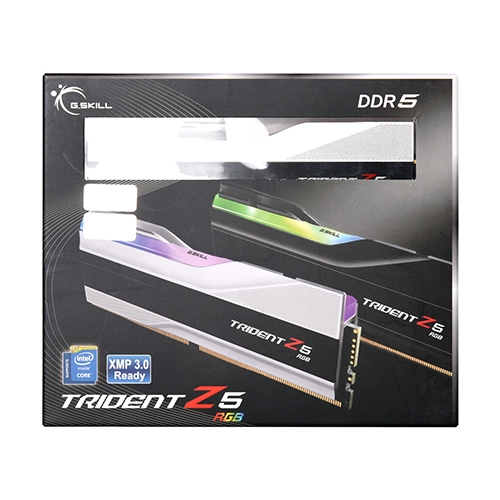 G.SKILL DDR5-6000 CL30 TRIDENT Z5 RGB J 실버 패키지 (64GB(32Gx2))