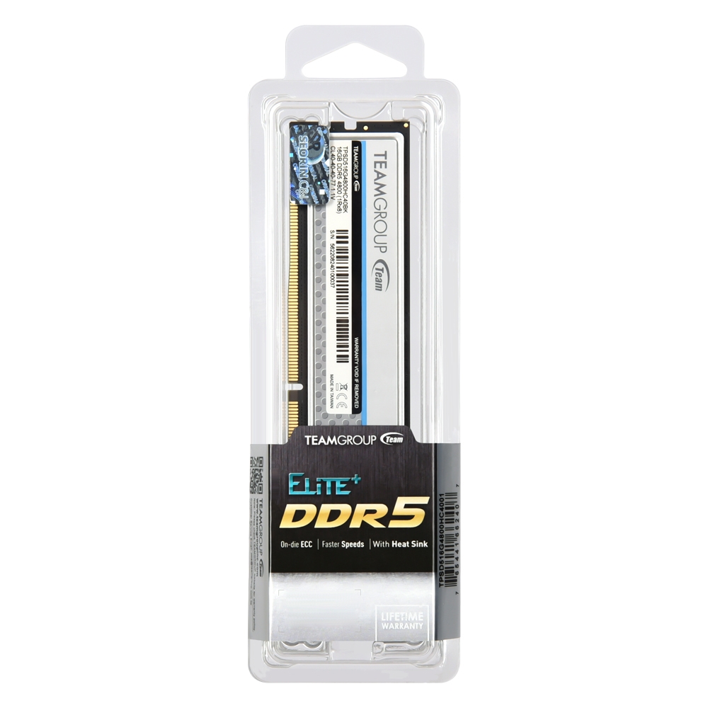 TEAMGROUP DDR5 4800 CL40 Elite Plus 실버 8GB