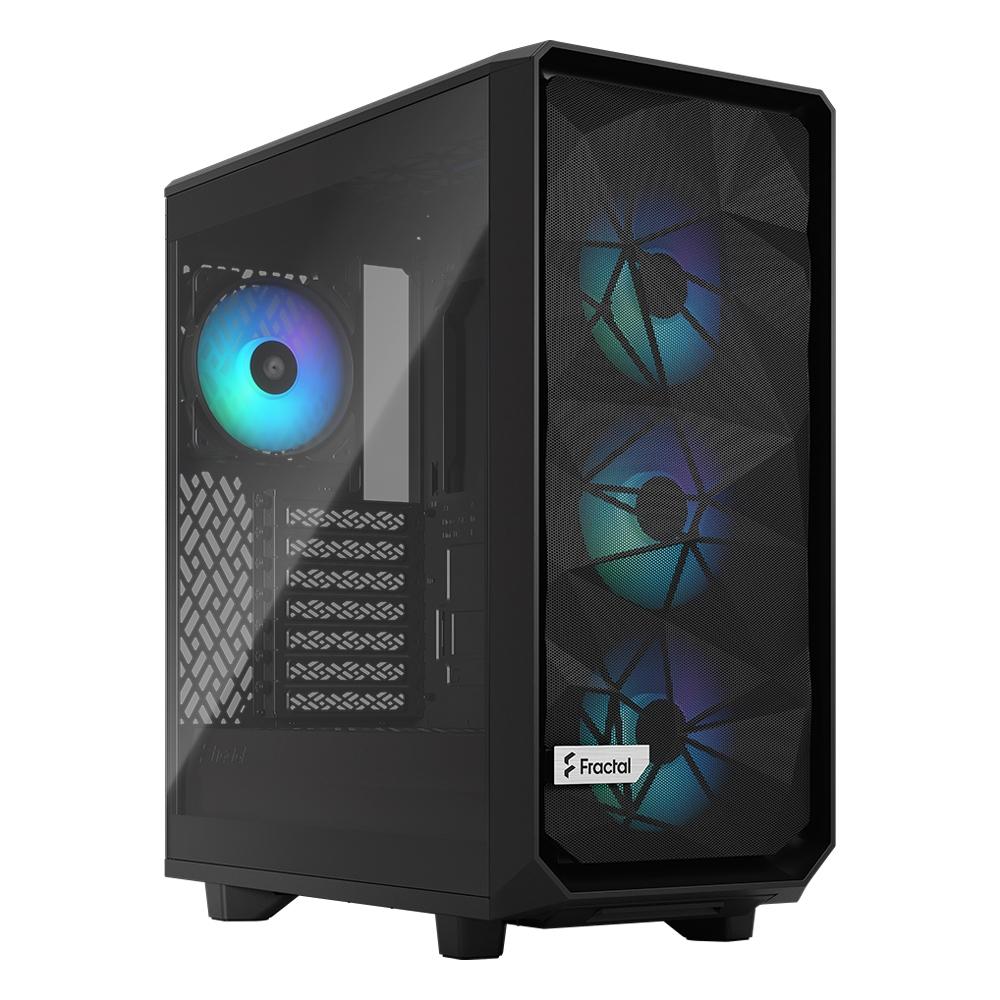 Fractal Design Meshify 2 Compact Lite RGB Light 강화유리 블랙