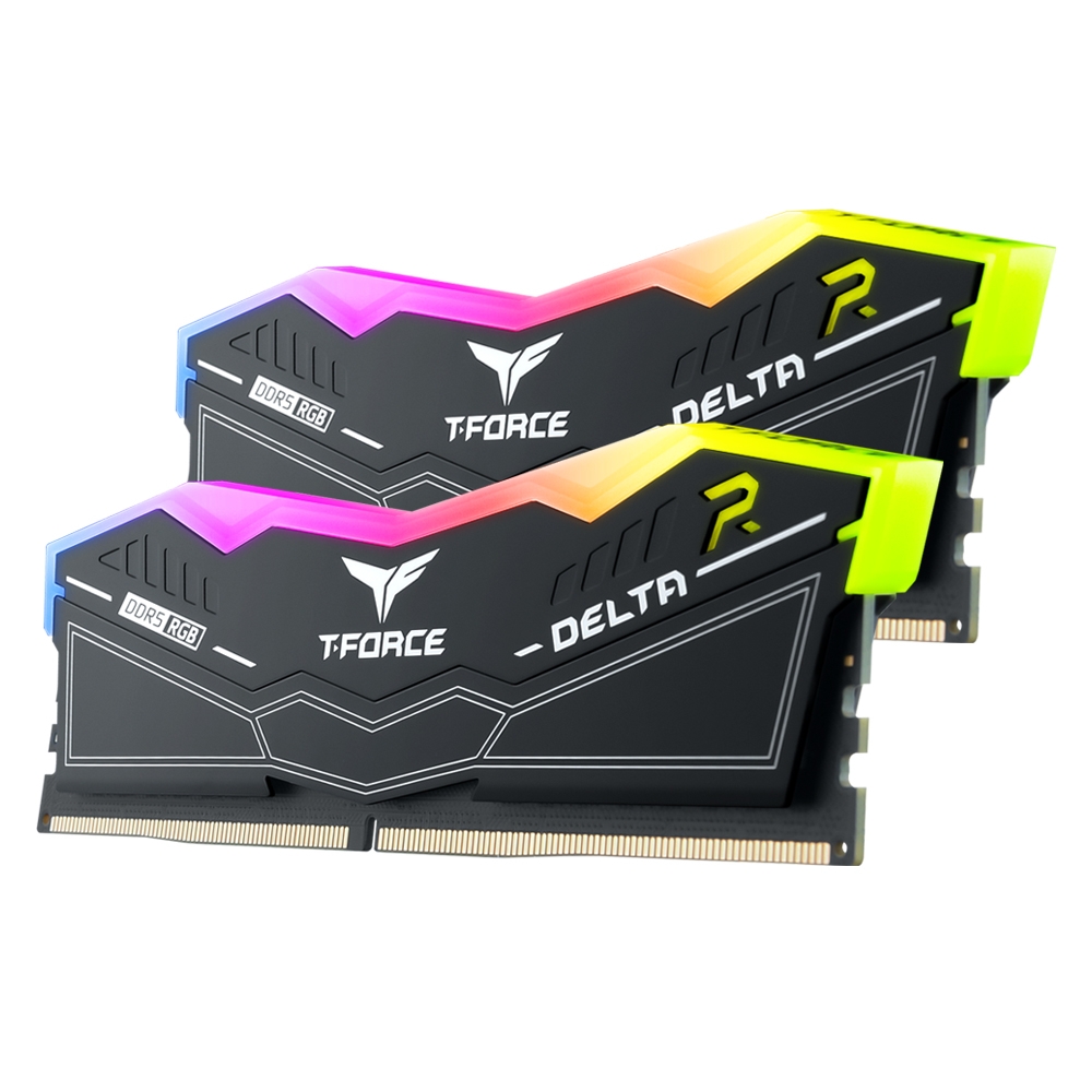 TEAMGROUP T-Force DDR5 5600 CL36 Delta RGB 블랙 패키지 32GB(16Gx2)