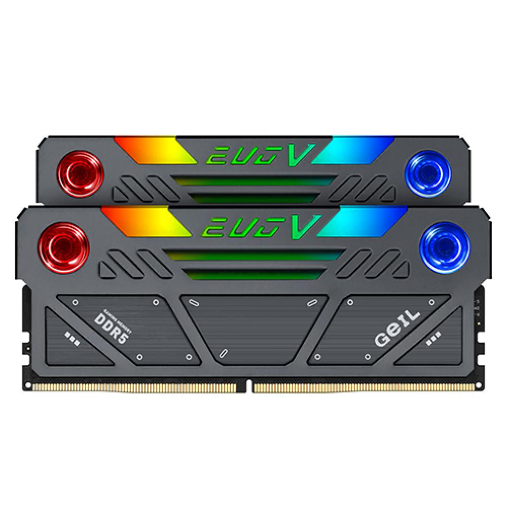 GeIL DDR5-6400 CL38 EVO V RGB Gray 패키지 (32GB(16Gx2))