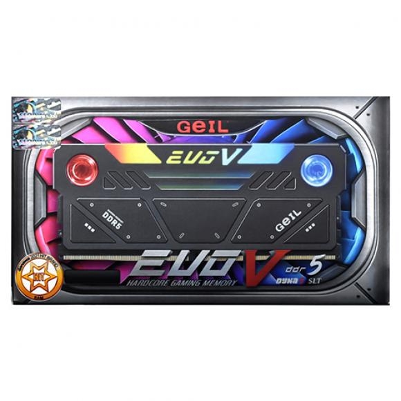 GeIL DDR5-6600 CL38 EVO V RGB Gray 패키지 (32GB(16Gx2))