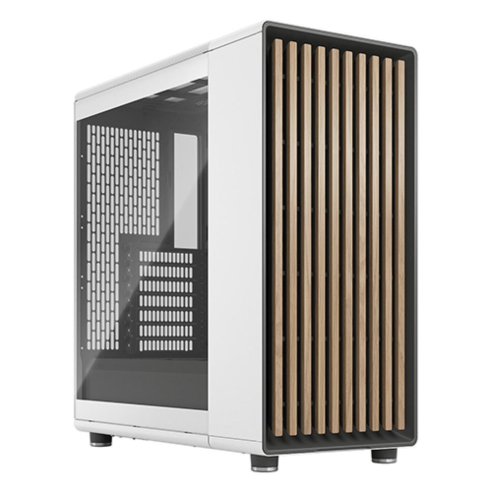Fractal Design North TG Clear Tint Chalk 화이트