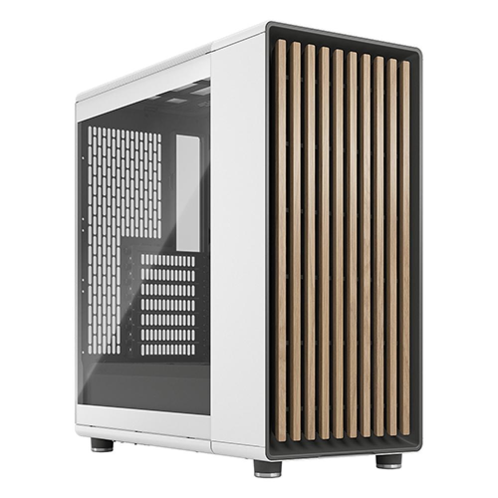 Fractal Design North TG Clear Tint Chalk 화이트