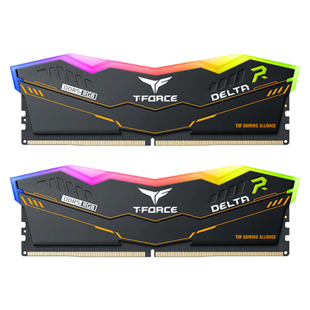 TEAMGROUP T-Force DDR5-6400 CL40 Delta TUF Gaming RGB 패키지 32GB(16Gx2)