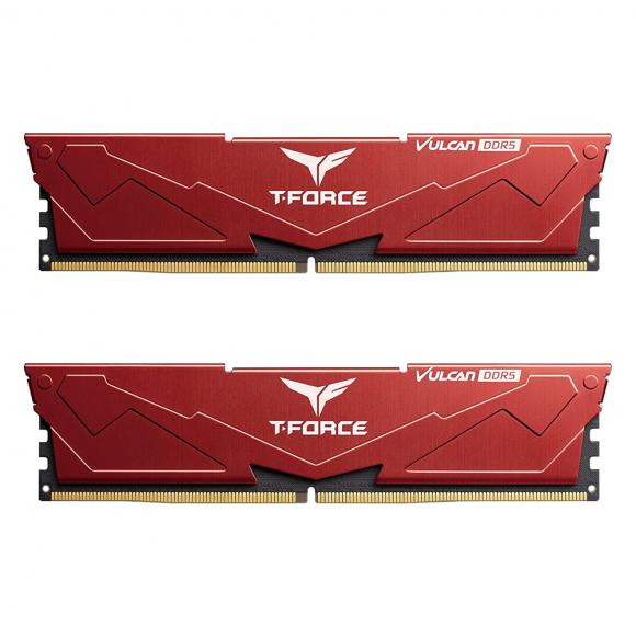 TEAMGROUP T-Force DDR5 6000 CL38 Vulcan 레드 패키지 32GB(16Gx2)