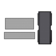 리안리 LAN3 1X Dust Filter Kit 블랙