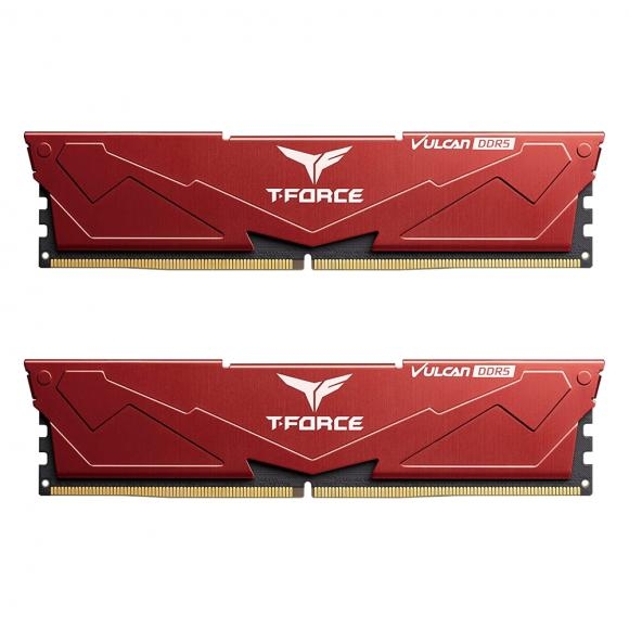 TEAMGROUP T-Force DDR5 6000 CL38 Vulcan 레드 패키지 64GB(32Gx2)