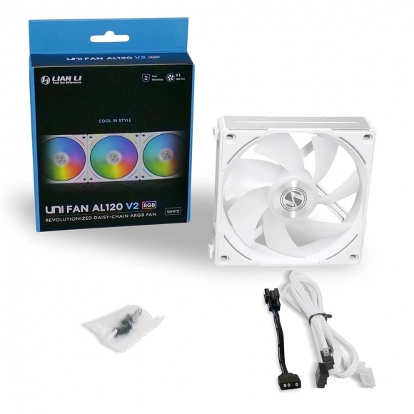 LIAN LI UNI FAN AL120 V2 WHITE 1팩