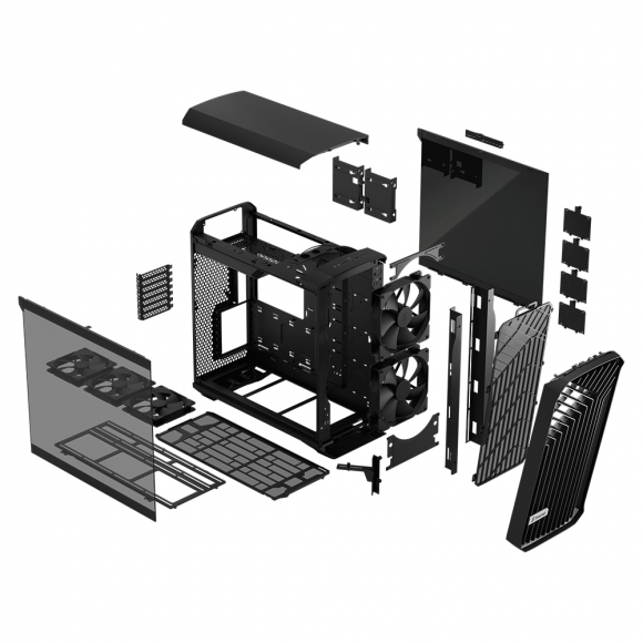 (4는4월) Fractal Design Torrent TG Light Tint 강화유리 (블랙)