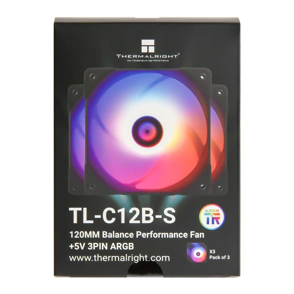 [리퍼] - Thermalright TL-C12B-S ARGB 3팩