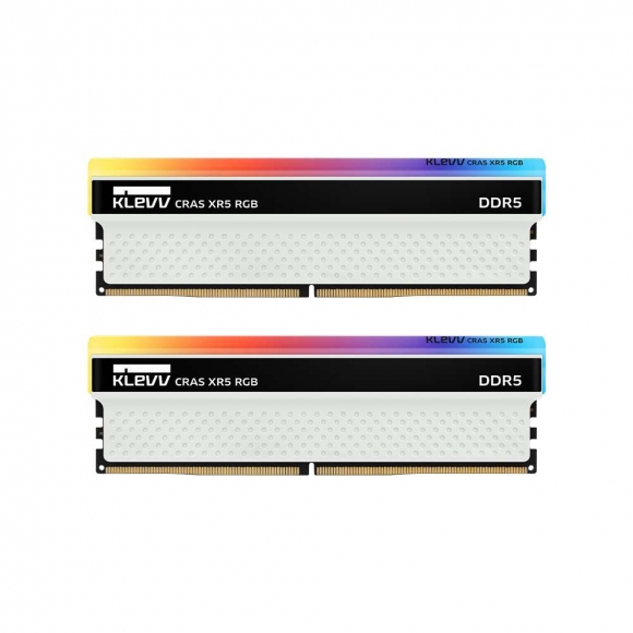 (4는4월) ESSENCORE KLEVV DDR5-6000 CL32 CRAS XR5 RGB 화이트 패키지 서린 (32GB(16Gx2))